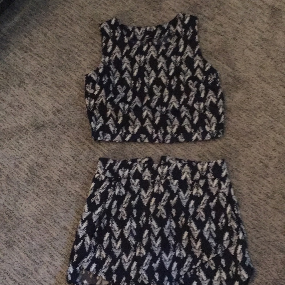 High waisted detached romper